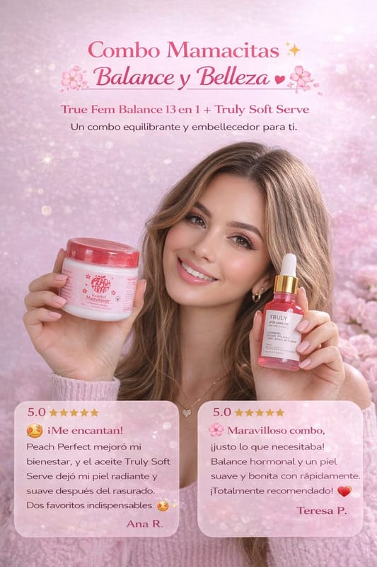 Descuento!!!🌷PEACH INOSITOL + Soft Serve After Shave Oil