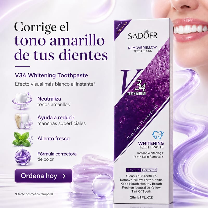 🦷 Pasta Blanqueadora V34 SADOER✨