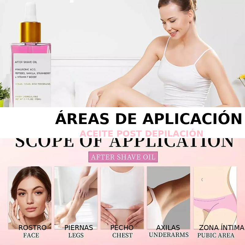 Descuento!!!🌷PEACH INOSITOL + Soft Serve After Shave Oil